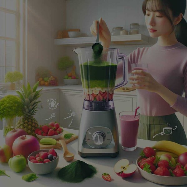 Comment utiliser la spiruline en poudre dans des smoothies énergisants ?