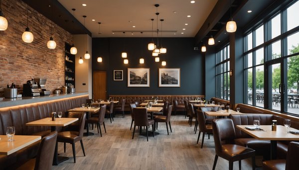 Mobilier restaurant pour cantine : mélange de confort et fonctionnalité